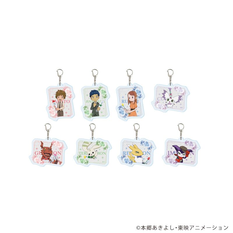 アクリルキーホルダー「デジモンテイマーズ」08/お祝いver. ブラインド(8種)(描き下ろしイラスト)