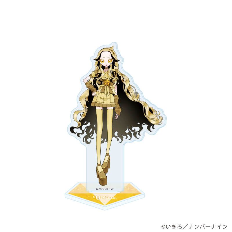 アクリルスタンド「魔法少女ピンクブルー」05/イエロー(公式イラスト)