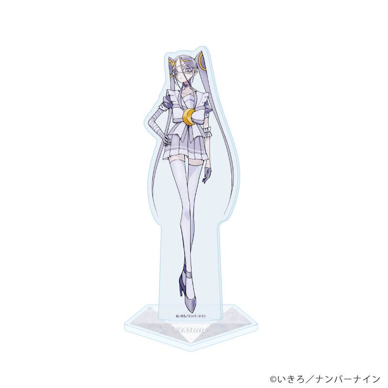 アクリルスタンド「魔法少女ピンクブルー」04/ホワイト(公式イラスト)