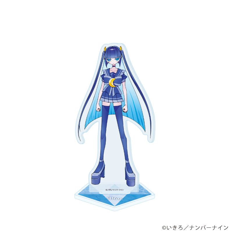 アクリルスタンド「魔法少女ピンクブルー」02/ブルー(公式イラスト)