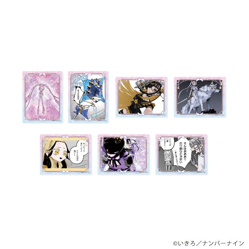 アクリルカード「魔法少女ピンクブルー」01/コンプリートセット(全7種)(公式イラスト)