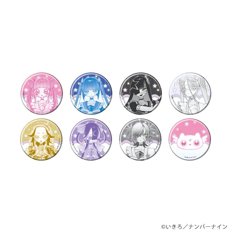 缶バッジ「魔法少女ピンクブルー」01/ブラインド(8種)(公式イラスト)