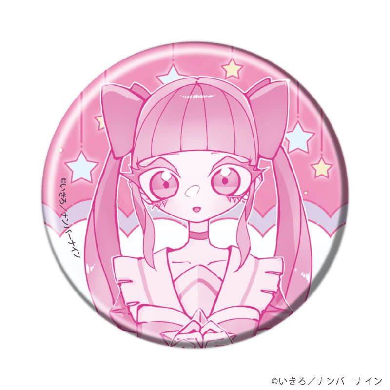 缶バッジ「魔法少女ピンクブルー」01/ブラインド(8種)(公式イラスト)