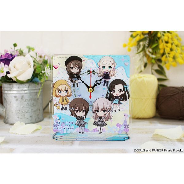 ガールズ＆パンツァー 最終章 ぷちちょこミニアクリル置時計【サブカルファッションver.】B