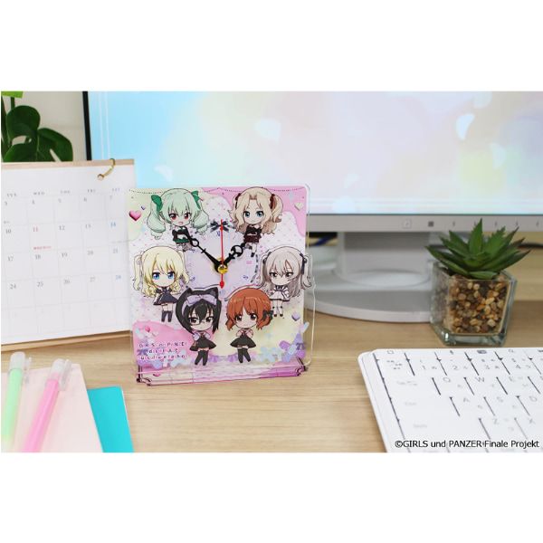 ガールズ＆パンツァー 最終章 ぷちちょこミニアクリル置時計【サブカルファッションver.】A