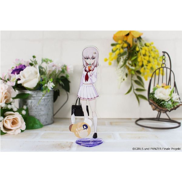 ガールズ＆パンツァー 最終章 描き下ろしアクリルスタンド【逸見エリカ】ギャル制服ver.