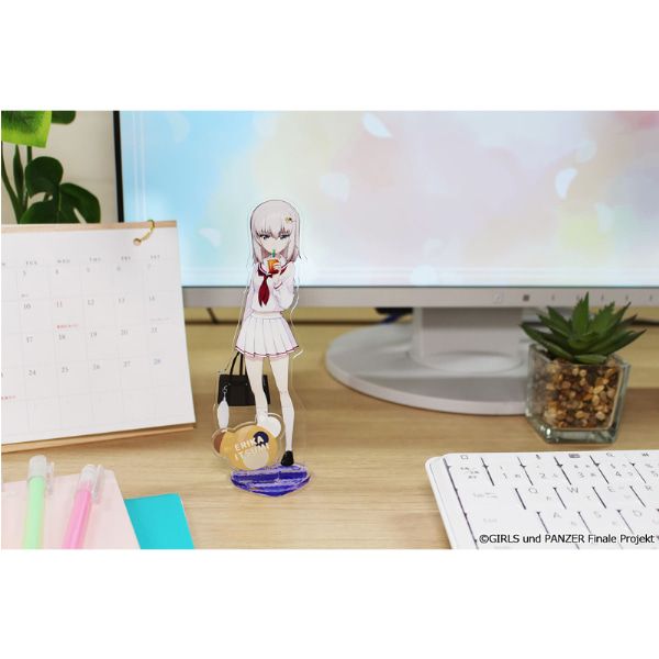 ガールズ＆パンツァー 最終章 描き下ろしアクリルスタンド【逸見エリカ】ギャル制服ver.