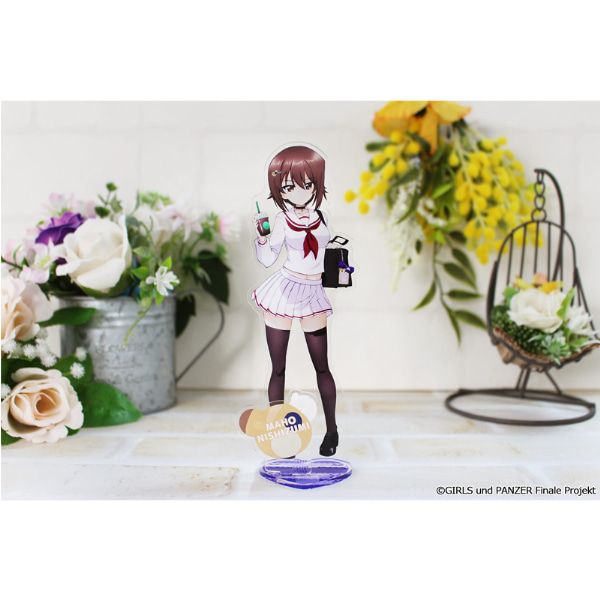 ガールズ＆パンツァー 最終章 描き下ろしアクリルスタンド【西住まほ】ギャル制服ver.