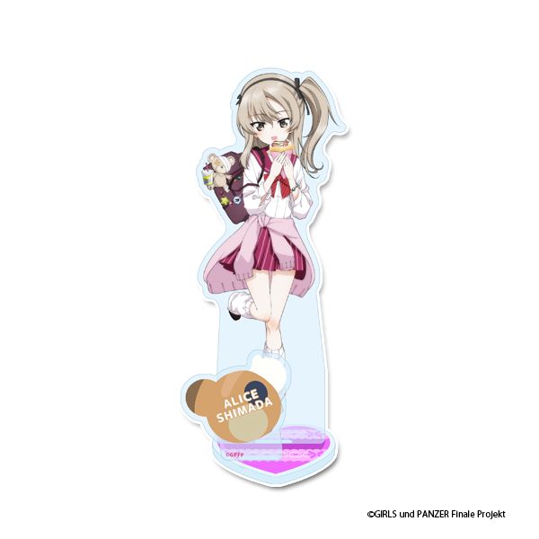 ガールズ＆パンツァー 最終章 描き下ろしアクリルスタンド【島田愛里寿】ギャル制服ver.