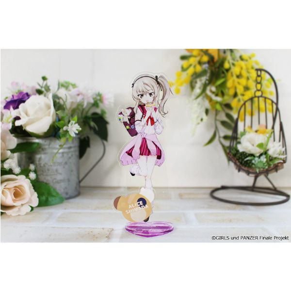ガールズ＆パンツァー 最終章 描き下ろしアクリルスタンド【島田愛里寿】ギャル制服ver.
