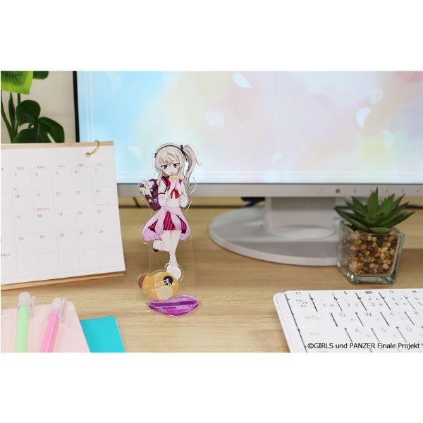 ガールズ＆パンツァー 最終章 描き下ろしアクリルスタンド【島田愛里寿】ギャル制服ver.