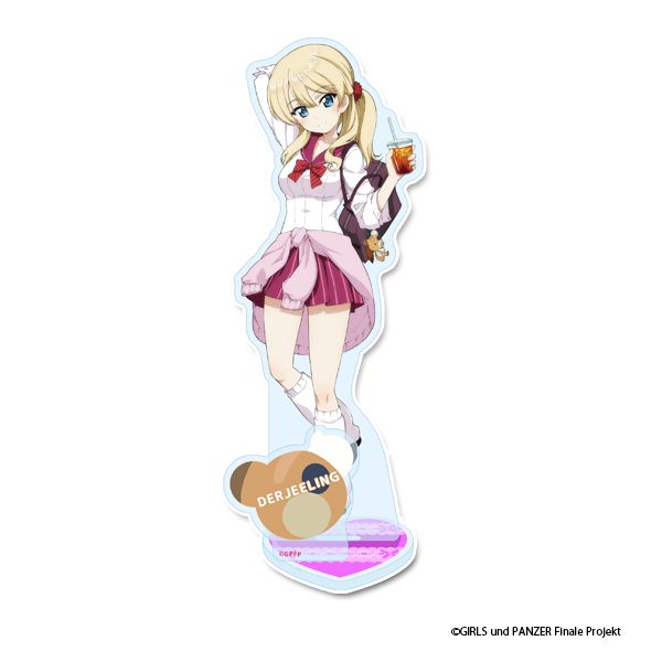 ガールズ＆パンツァー 最終章 描き下ろしアクリルスタンド【ダージリン】ギャル制服ver.