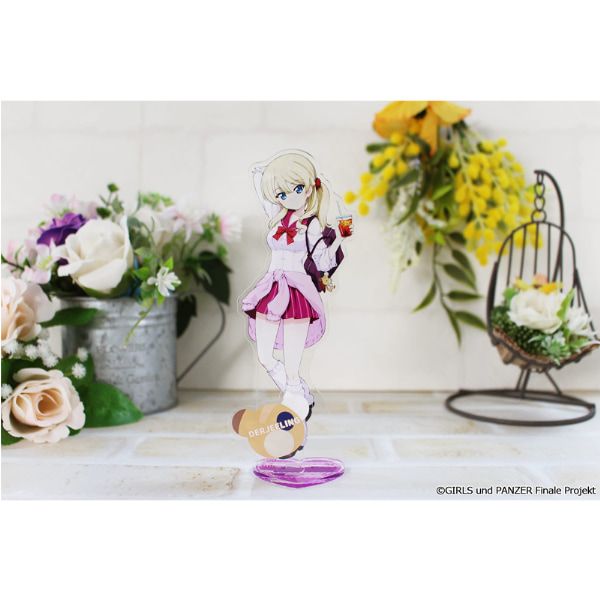 ガールズ＆パンツァー 最終章 描き下ろしアクリルスタンド【ダージリン】ギャル制服ver.