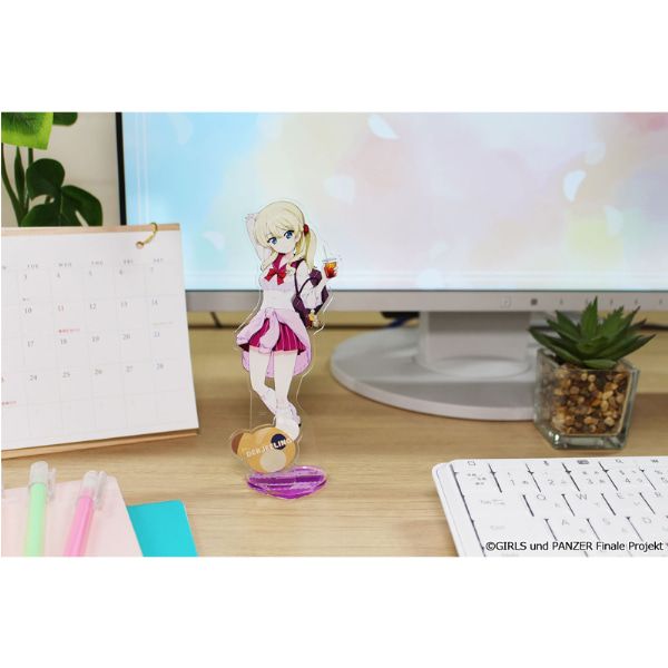 ガールズ＆パンツァー 最終章 描き下ろしアクリルスタンド【ダージリン】ギャル制服ver.