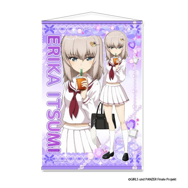 ガールズ＆パンツァー 最終章 描き下ろしB2タペストリー【逸見エリカ】ギャル制服ver.