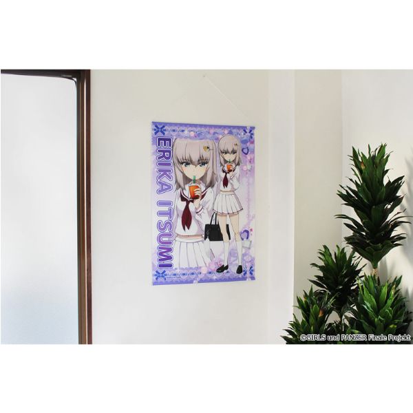 ガールズ＆パンツァー 最終章 描き下ろしB2タペストリー【逸見エリカ】ギャル制服ver.