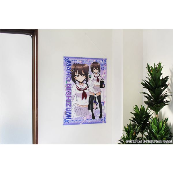 ガールズ＆パンツァー 最終章 描き下ろしB2タペストリー【西住まほ】ギャル制服ver.