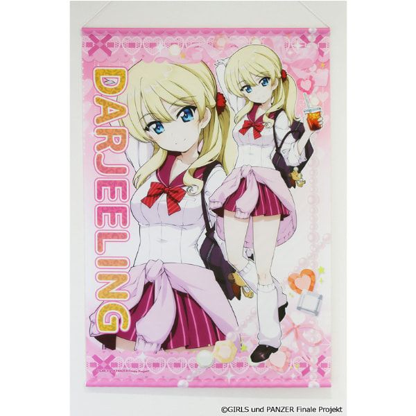 ガールズ＆パンツァー 最終章 描き下ろしB2タペストリー【ダージリン】ギャル制服ver.