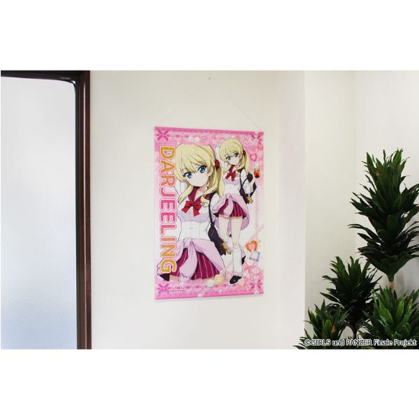 ガールズ＆パンツァー 最終章 描き下ろしB2タペストリー【ダージリン】ギャル制服ver.