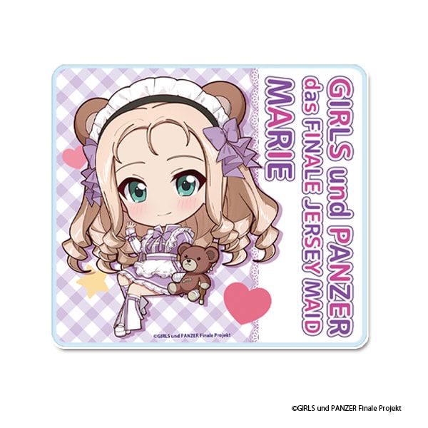 ガールズ＆パンツァー 最終章 ぷちちょこアクリルコースター【マリー】ジャージメイドver.