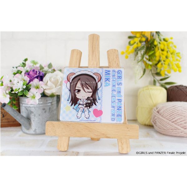 ガールズ＆パンツァー 最終章 ぷちちょこアクリルコースター【ミカ】ジャージメイドver.