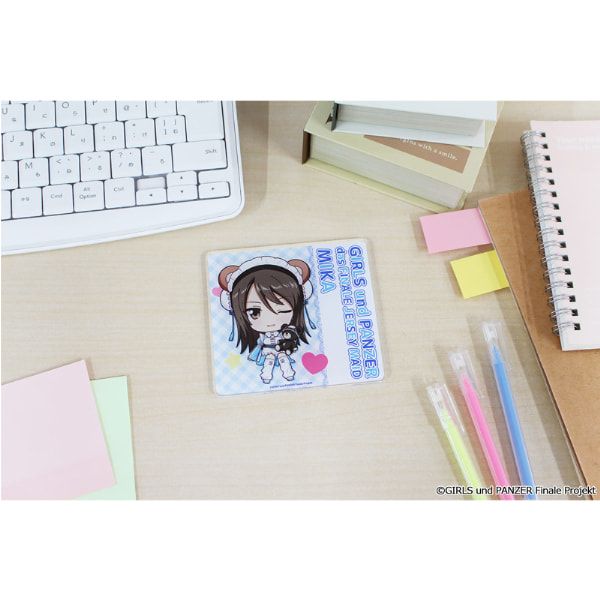 ガールズ＆パンツァー 最終章 ぷちちょこアクリルコースター【ミカ】ジャージメイドver.