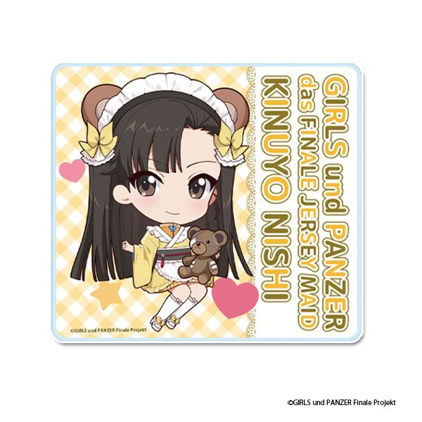 ガールズ＆パンツァー 最終章 ぷちちょこアクリルコースター【西絹代】ジャージメイドver.