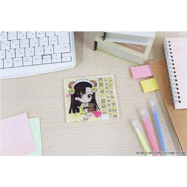 ガールズ＆パンツァー 最終章 ぷちちょこアクリルコースター【西絹代】ジャージメイドver.