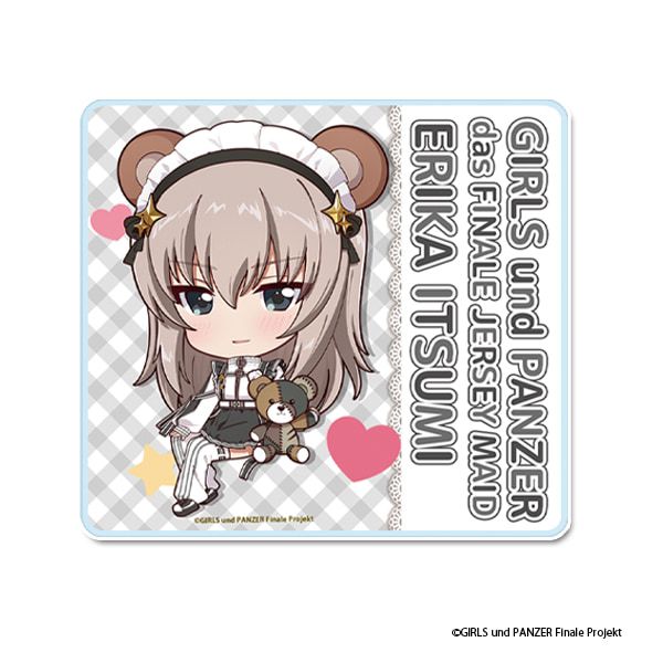 ガールズ＆パンツァー 最終章 ぷちちょこアクリルコースター【逸見エリカ】ジャージメイドver.