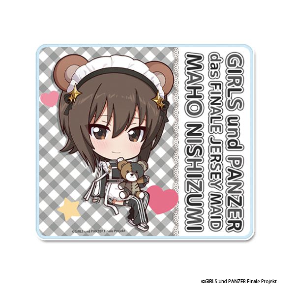 ガールズ＆パンツァー 最終章 ぷちちょこアクリルコースター【西住まほ】ジャージメイドver.