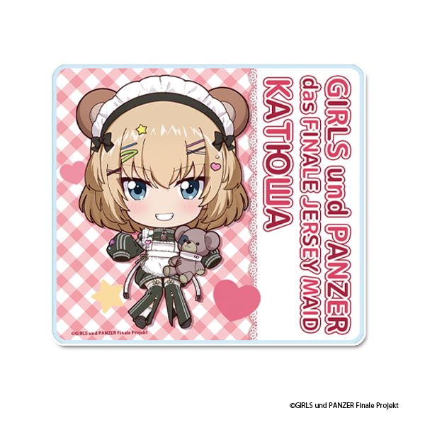 ガールズ＆パンツァー 最終章 ぷちちょこアクリルコースター【カチューシャ】ジャージメイドver.