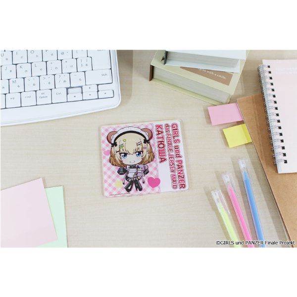 ガールズ＆パンツァー 最終章 ぷちちょこアクリルコースター【カチューシャ】ジャージメイドver.