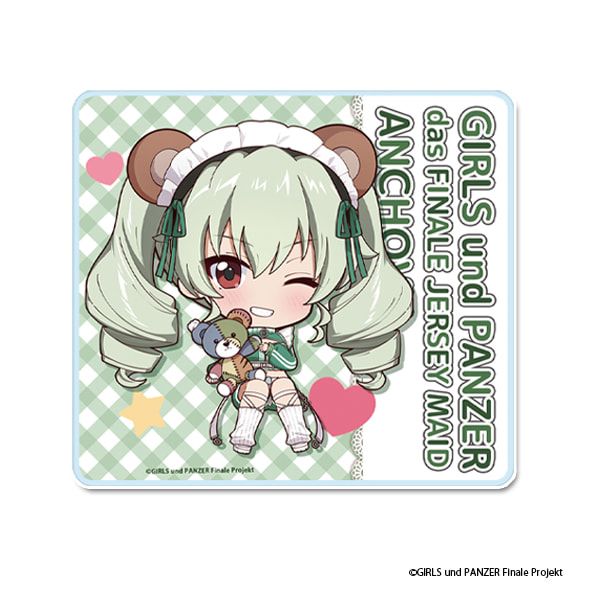 ガールズ＆パンツァー 最終章 ぷちちょこアクリルコースター【アンチョビ】ジャージメイドver.