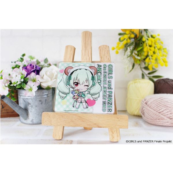 ガールズ＆パンツァー 最終章 ぷちちょこアクリルコースター【アンチョビ】ジャージメイドver.