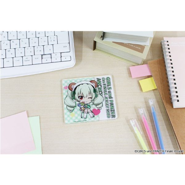 ガールズ＆パンツァー 最終章 ぷちちょこアクリルコースター【アンチョビ】ジャージメイドver.