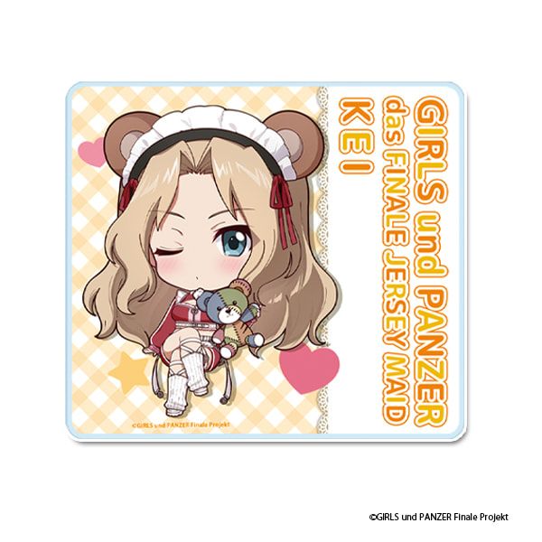 ガールズ＆パンツァー 最終章 ぷちちょこアクリルコースター【ケイ】ジャージメイドver.