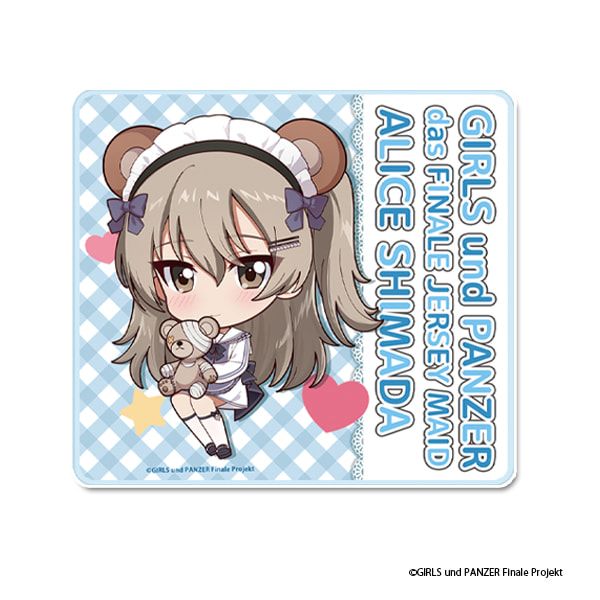 ガールズ＆パンツァー 最終章 ぷちちょこアクリルコースター【島田愛里寿】ジャージメイドver.