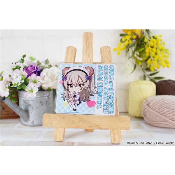 ガールズ＆パンツァー 最終章 ぷちちょこアクリルコースター【島田愛里寿】ジャージメイドver.