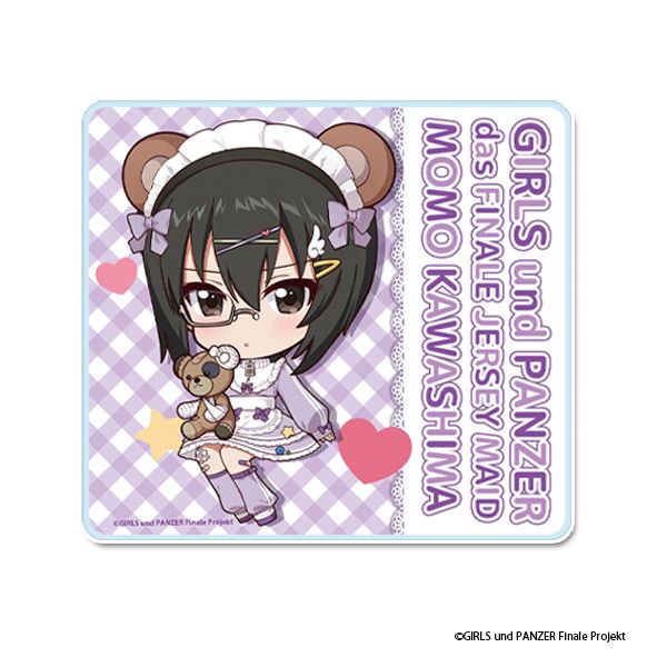 ガールズ＆パンツァー 最終章 ぷちちょこアクリルコースター【河嶋桃】ジャージメイドver.