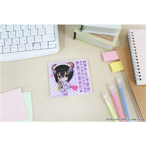 ガールズ＆パンツァー 最終章 ぷちちょこアクリルコースター【河嶋桃】ジャージメイドver.
