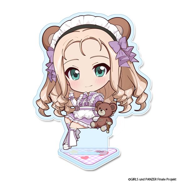 ガールズ＆パンツァー 最終章 ぷちちょこアクリルスタンド【マリー】ジャージメイドver.
