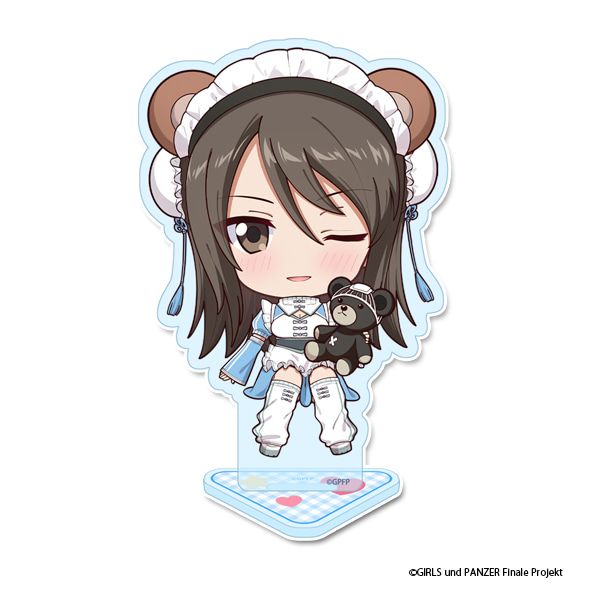 ガールズ＆パンツァー 最終章 ぷちちょこアクリルスタンド【ミカ】ジャージメイドver.