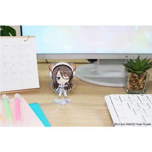 ガールズ＆パンツァー 最終章 ぷちちょこアクリルスタンド【ミカ】ジャージメイドver.