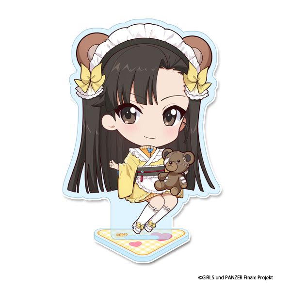 ガールズ＆パンツァー 最終章 ぷちちょこアクリルスタンド【西絹代】ジャージメイドver.