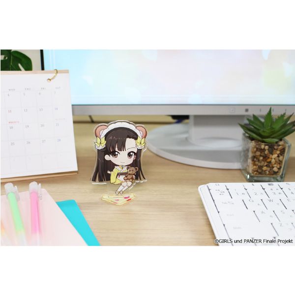 ガールズ＆パンツァー 最終章 ぷちちょこアクリルスタンド【西絹代】ジャージメイドver.