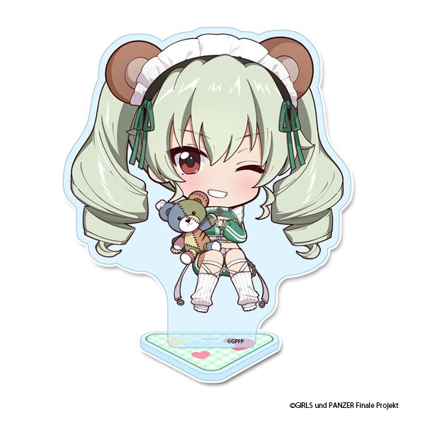 ガールズ＆パンツァー 最終章 ぷちちょこアクリルスタンド【アンチョビ】ジャージメイドver.