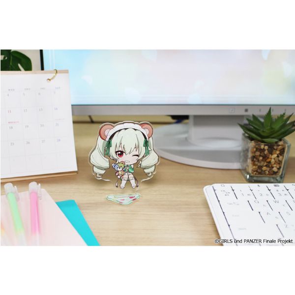ガールズ＆パンツァー 最終章 ぷちちょこアクリルスタンド【アンチョビ】ジャージメイドver.