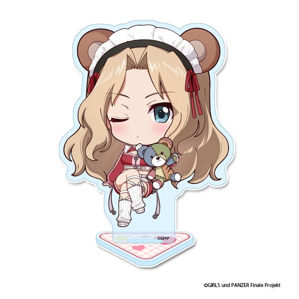 ガールズ＆パンツァー 最終章 ぷちちょこアクリルスタンド【ケイ】ジャージメイドver.