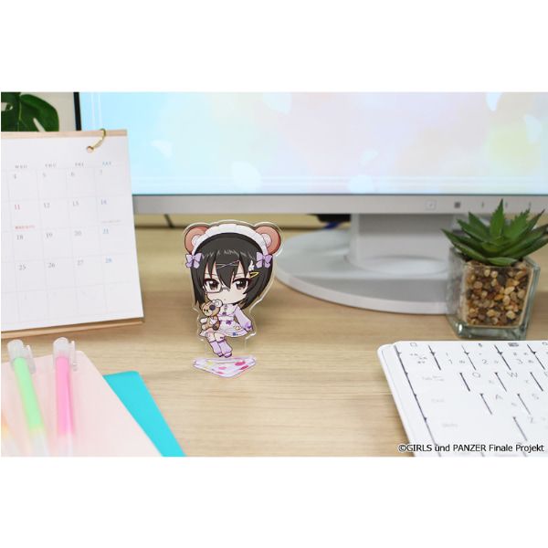 ガールズ＆パンツァー 最終章 ぷちちょこアクリルスタンド【河嶋桃】ジャージメイドver.