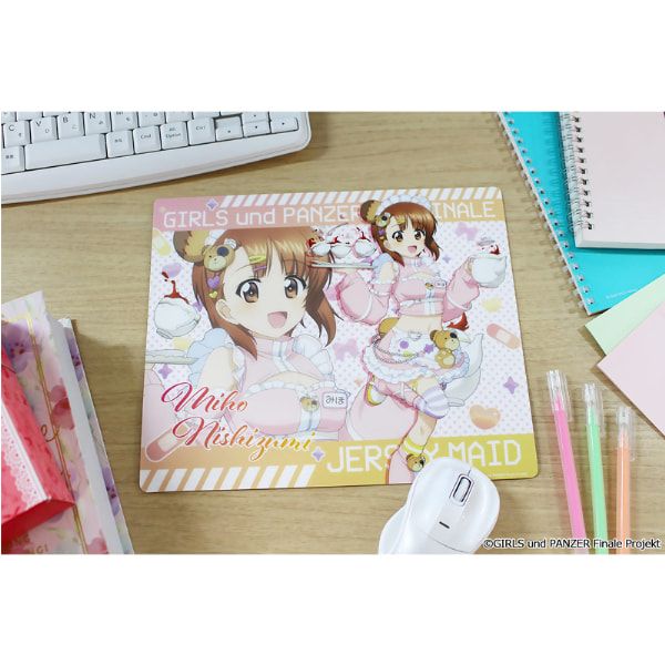 ガールズ＆パンツァー 最終章 描き下ろし マウスパッド【西住みほ】ジャージメイドver.